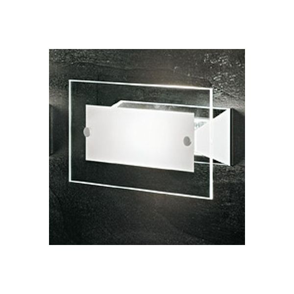 Applique parete square d187 lampade moderne da muro per interno Plafoniere parete design
