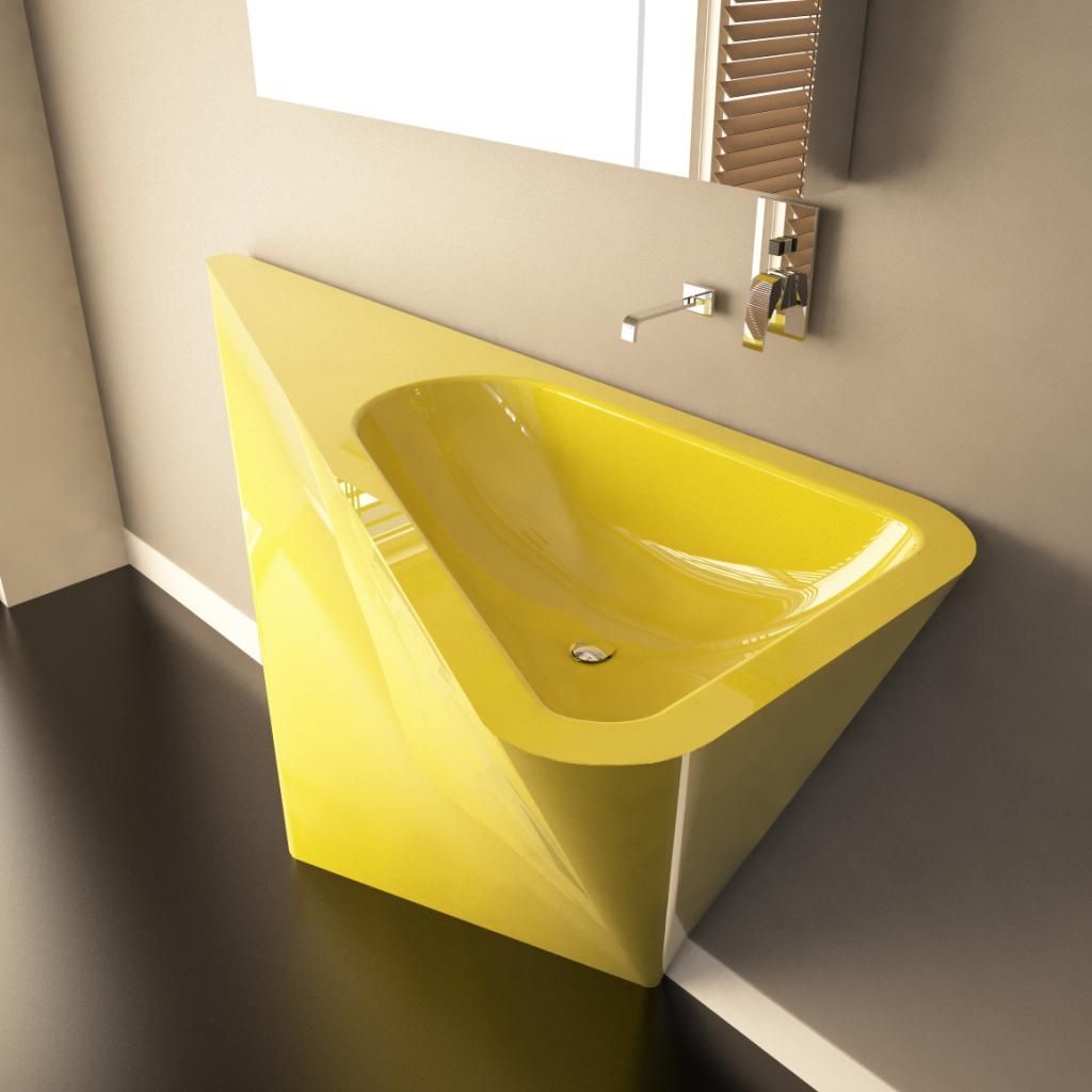 Mullet lavabo bagno moderno in adamantx