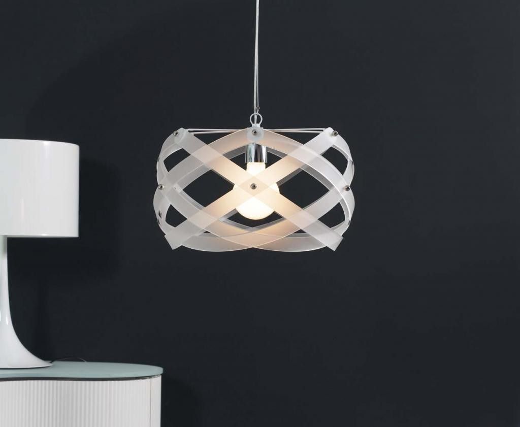 Lampadario a sospensione plexiglass moderno nuclea