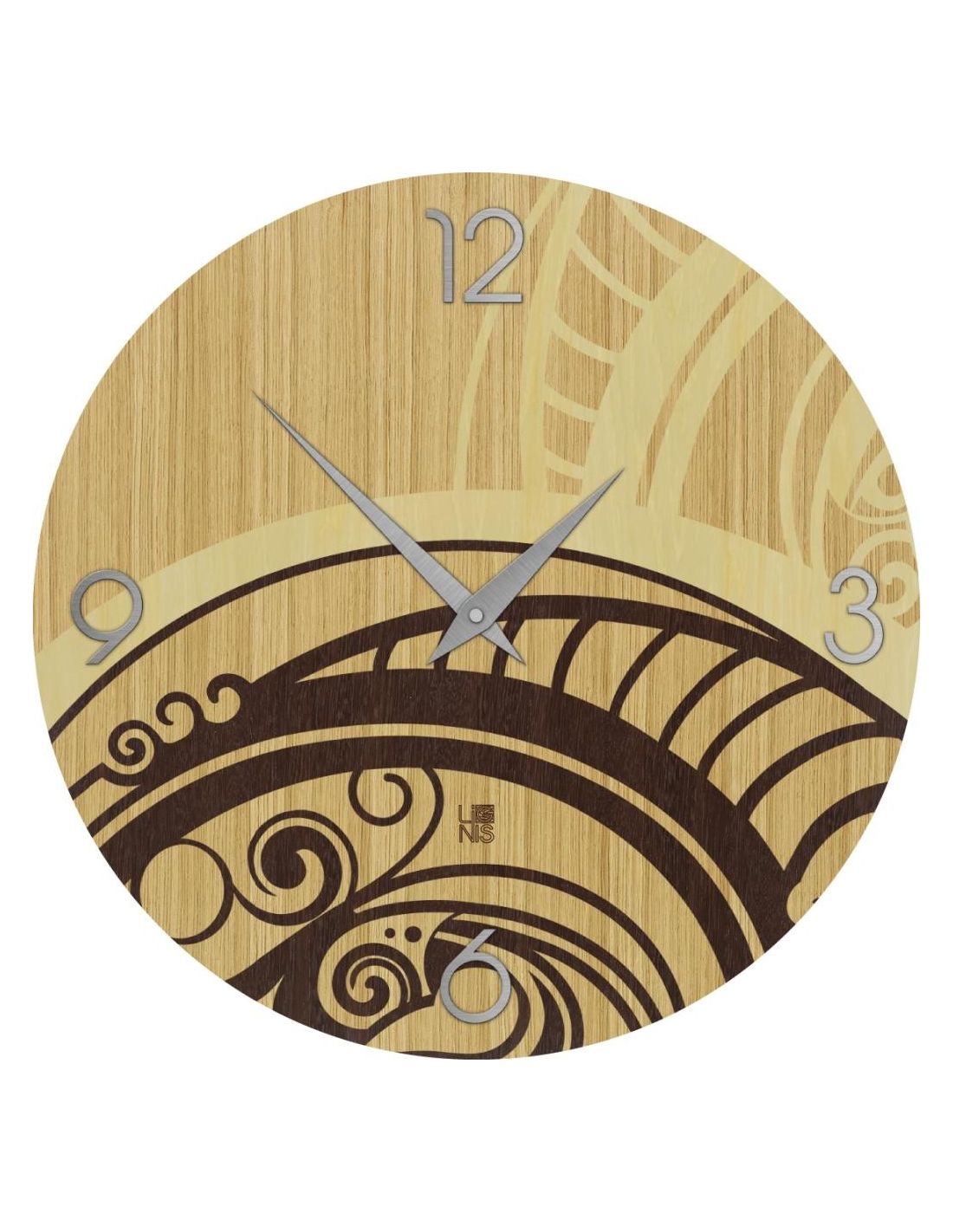 Gear orologio da parete in legno orologi da parete for Orologi particolari da parete