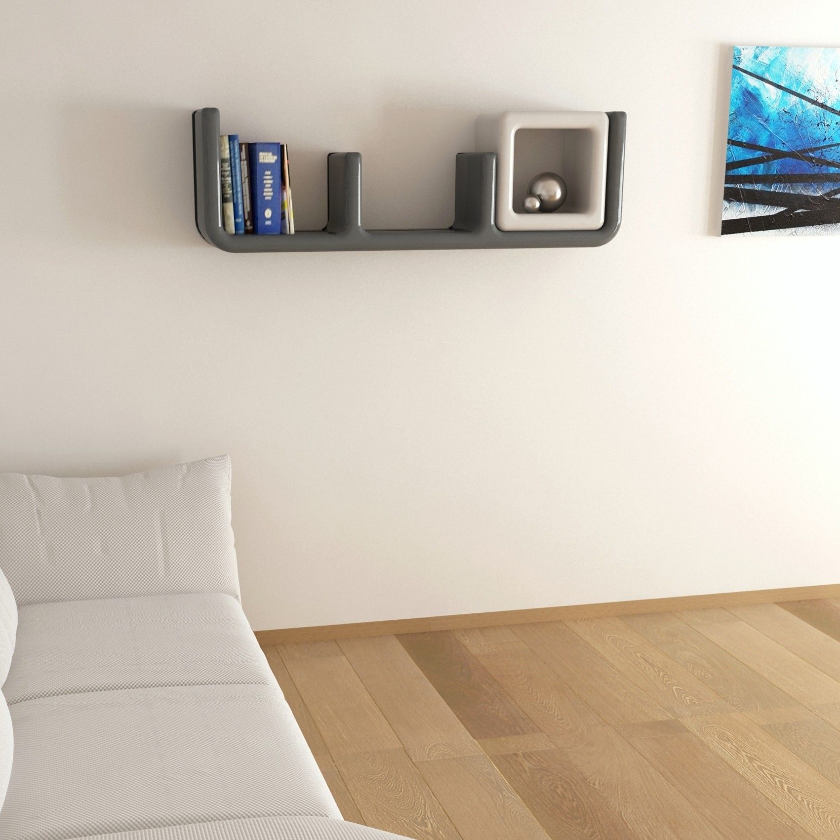 Mensola da parete atlante moderna in resina 150 cm