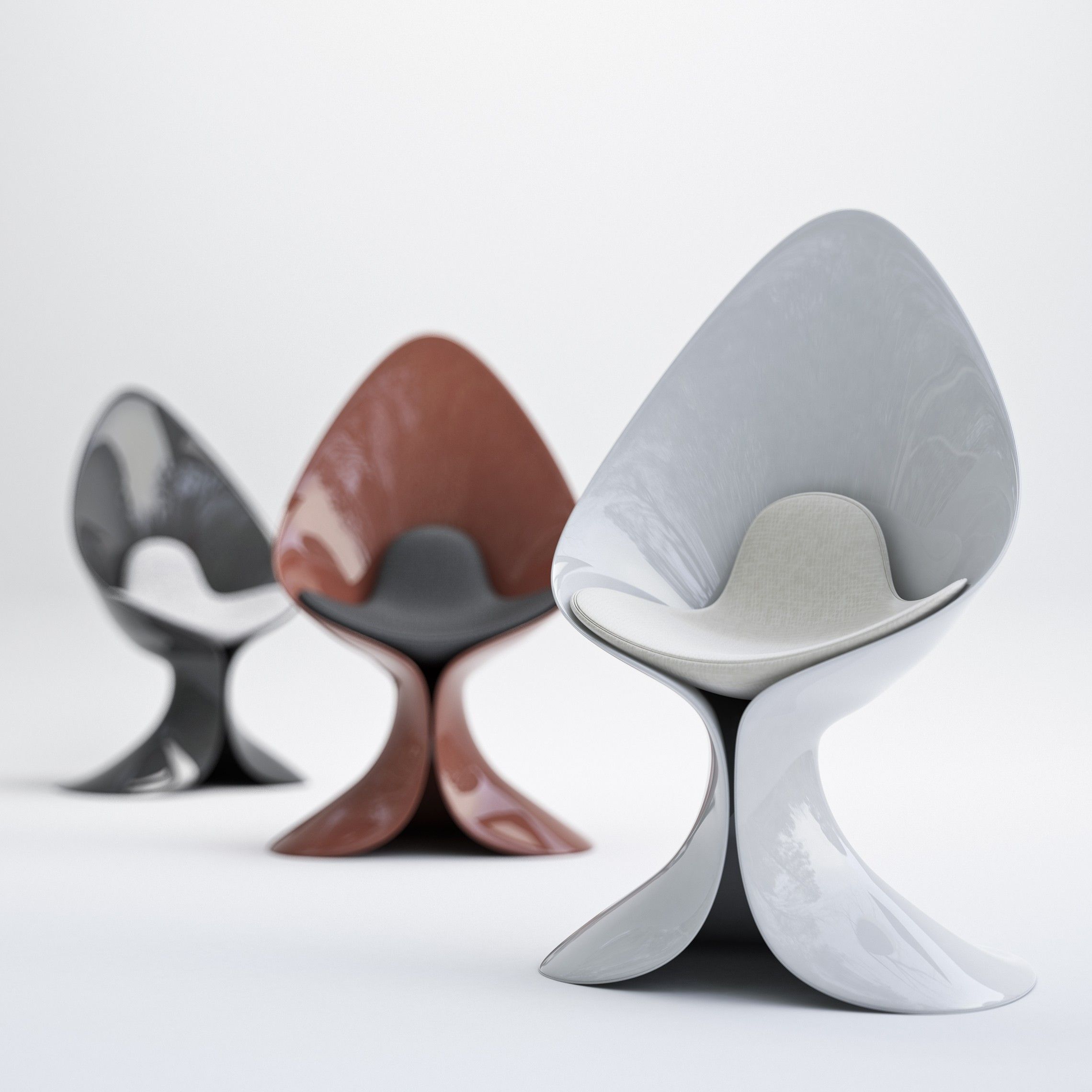Poltroncina design calla per soggiorno o camera Poltroncine moderne per camere da letto
