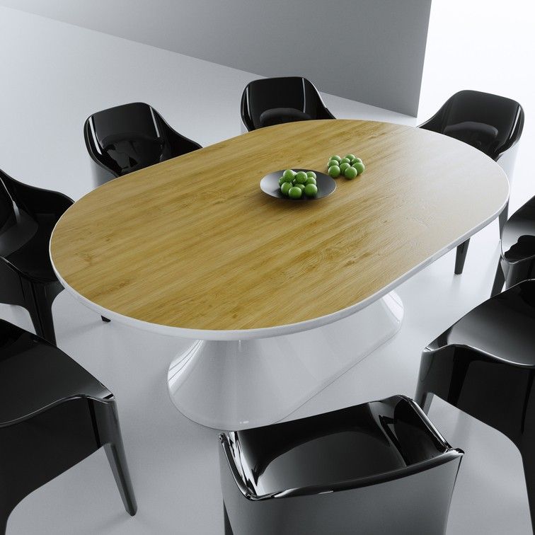 Tavolo moderno lunch per sala da pranzo o per riunioni ufficio