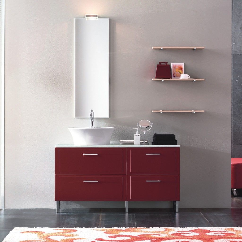 Composizioni arredo bagno completo: lavabi, mobili, specchiere e ... Bagno arredo