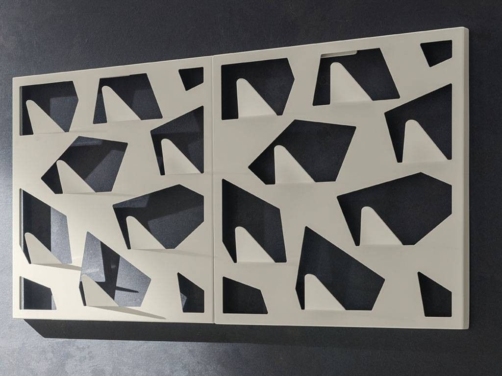 Moderno da parete in metallo forms
