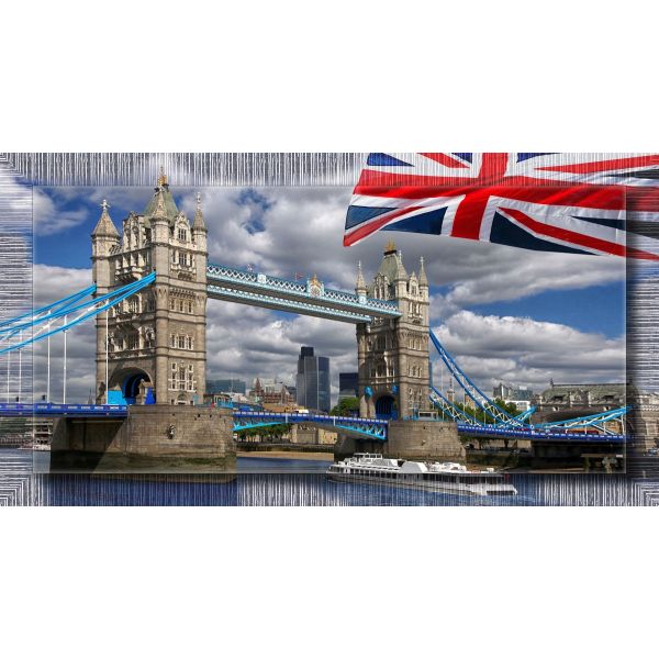 Quadro citta' Londra Flag Quadro citta' Londra Flag
