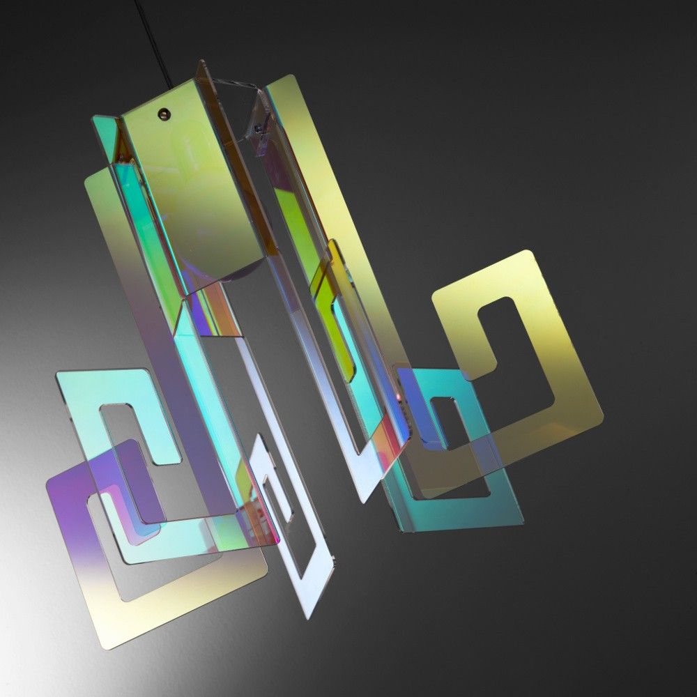 Lampadari a sospensione – korona lampadario plexiglass Lampadario ultramoderno