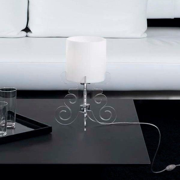 Lampada abat jour truciolo da tavolo per arredo salotto camera da ...