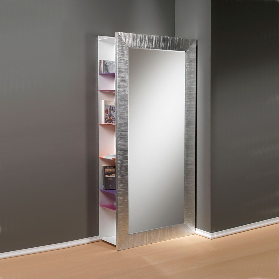 Mobili ingresso a specchio: mobile da ingresso one. Appendiabiti da parete con specchio in wenge