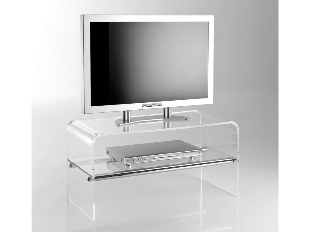 porta tv Austin in metacrilato trasparente 80 cm porta tv Austin in metacrilato trasparente 80 cm