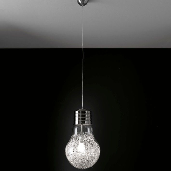Lampadario sospeso Gwenda design a forma di lampadina -> Lampadari Etnici A Sospensione Lampadario sospeso Gwenda design a forma di lampadina -> Lampadari Etnici A Sospensione