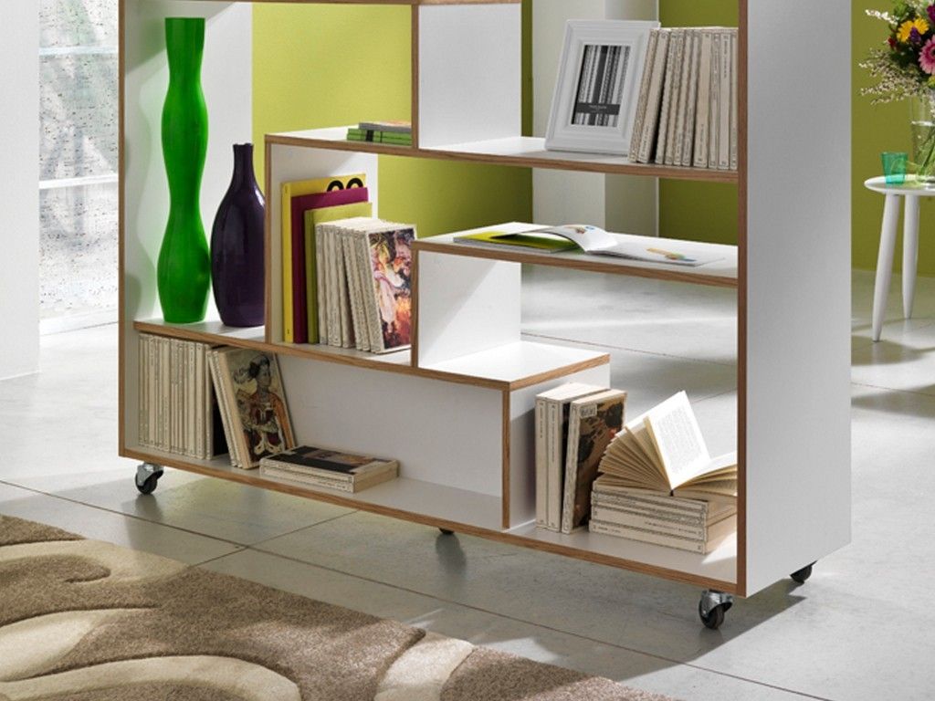 Carrello Multiuso Con Ruote 3 Livelli - Libreria Mobile, Organizer Per Casa/Ufficio, 37x25x71.5cm - Foto 7