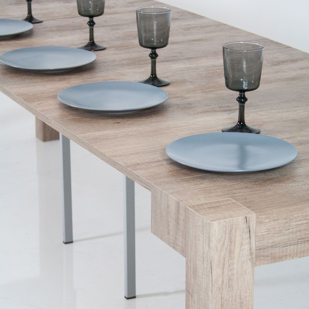 Consolle allungabile look in legno tavolo pranzo.jpg