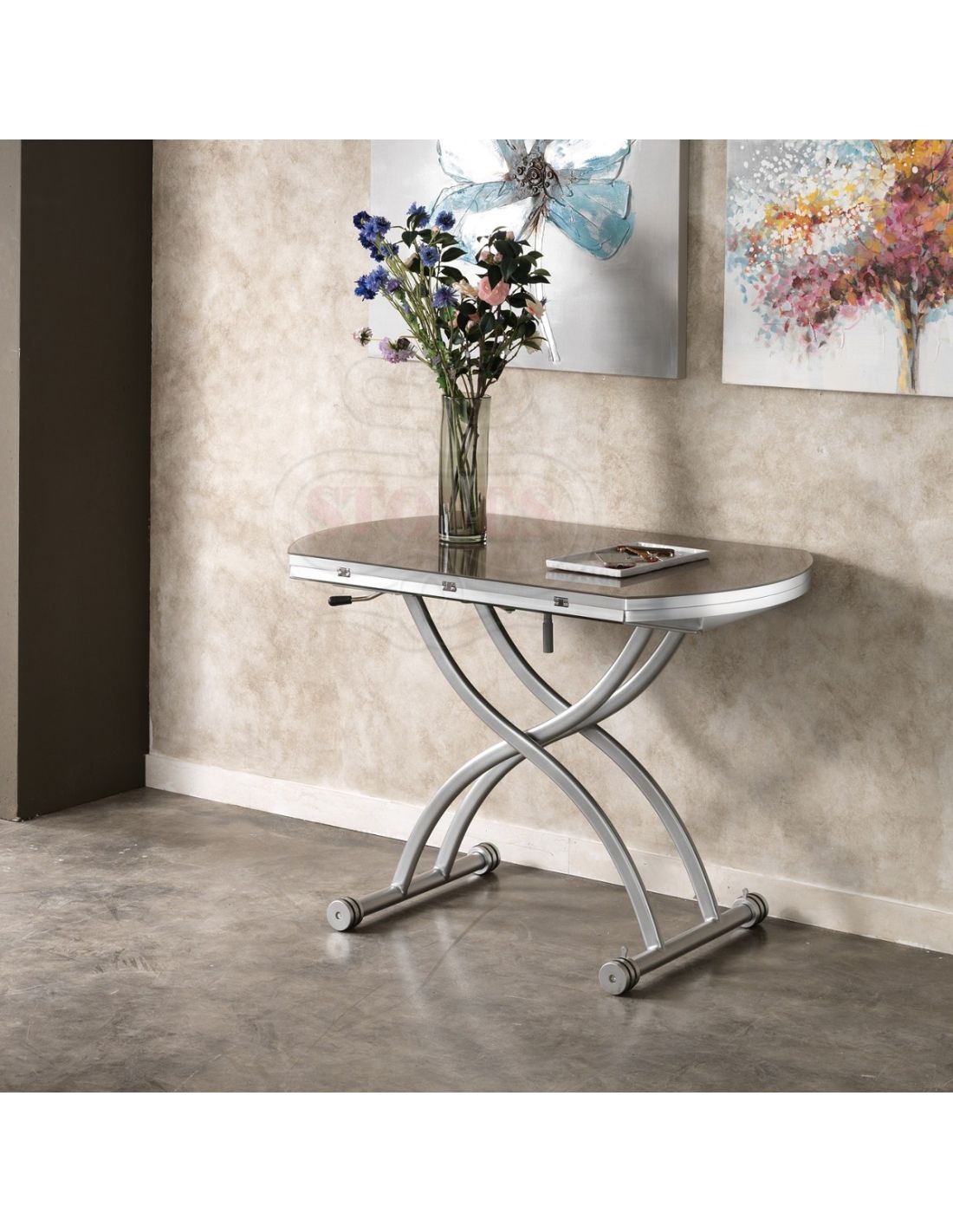 Gateway tavolino da salotto allungabile e alzabile 105 cm for Tavolini da salotto allungabili