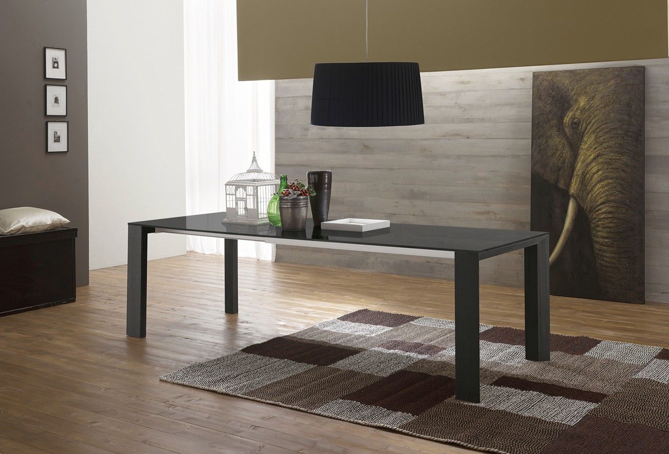 Tavolo da pranzo vetro e legno ~ canlic for .