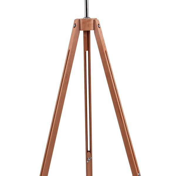 Momentum lampada da terra design a tre piedi in legno e metallo ... Lampada piantana legno