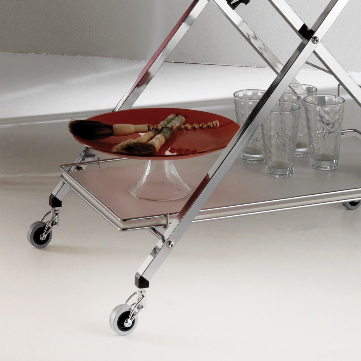 Carrello da servizio cucina richiudibile ed appendibile Carrello cucina