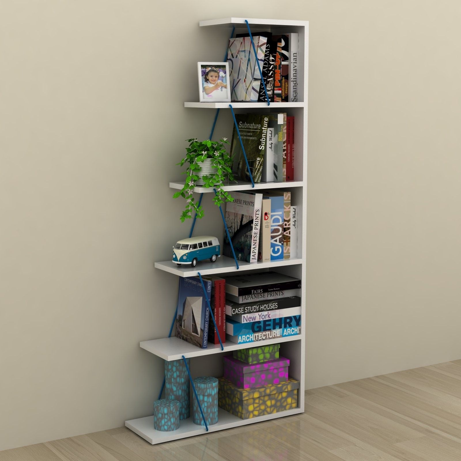 Libreria da parete a rami albero wallboarding7