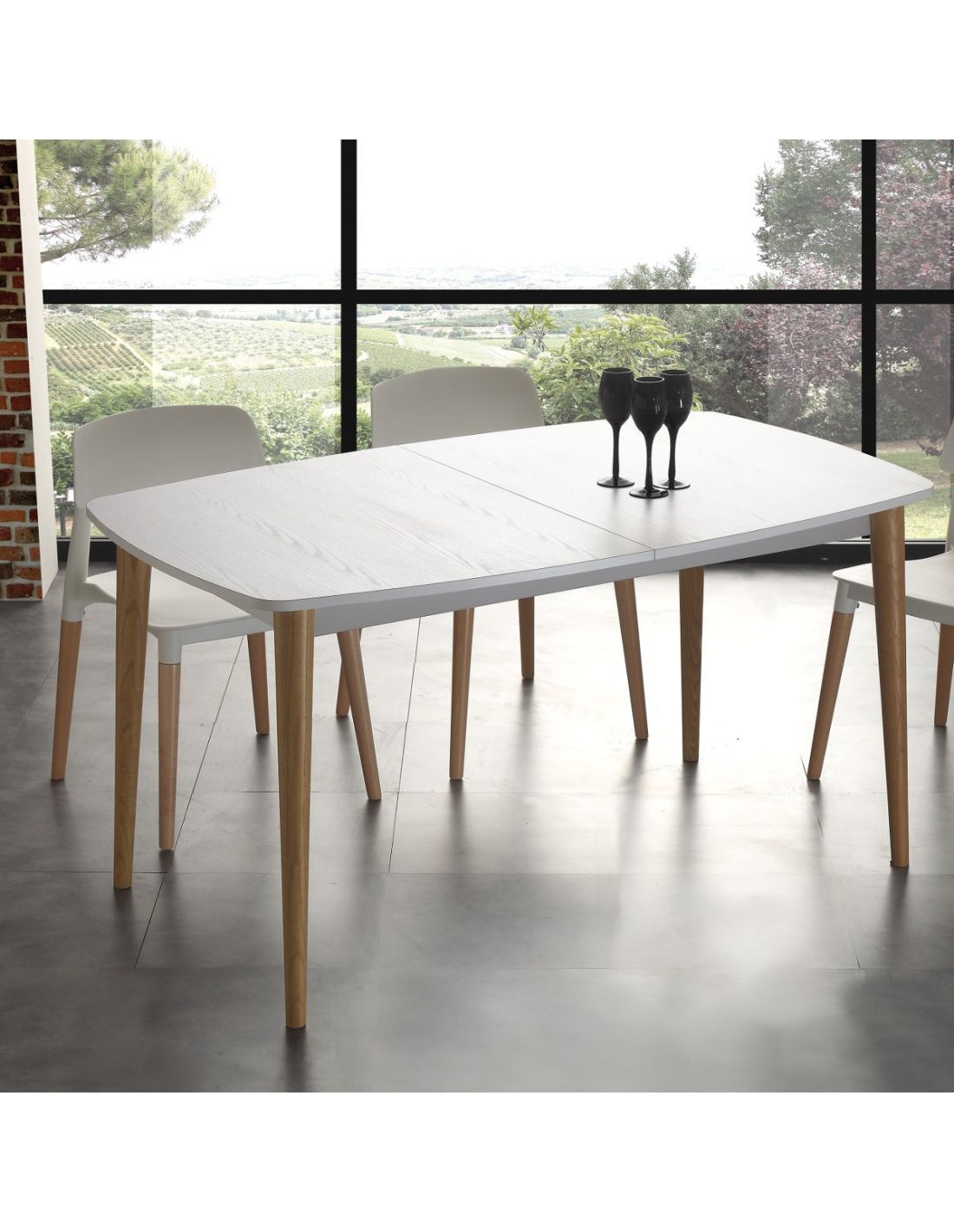 tavolo allungabile fredric in legno per cucina soggiorno