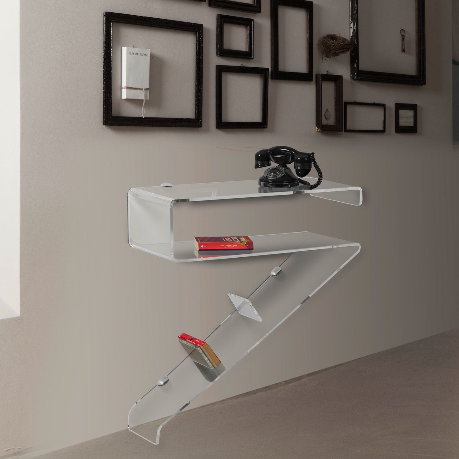 Arrow - Console di design in plexiglass