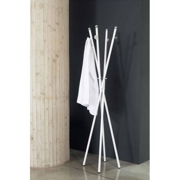 Appendiabiti ingresso design moderno in metallo e plexiglass Kebab