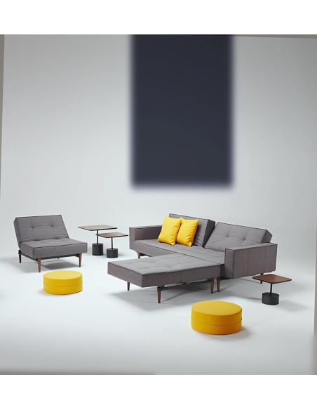 Poltrona design scandinavo con materasso a molle SplitBack