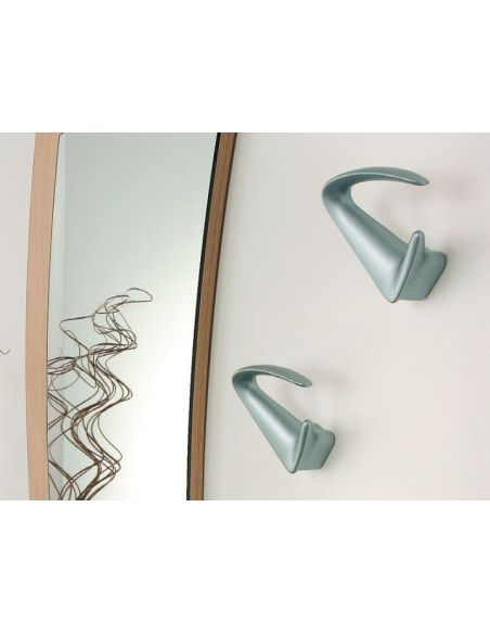 Appendiabiti da parete per ingresso in metallo design moderno Pamela