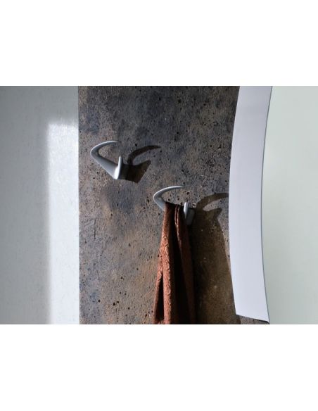 Appendiabiti da parete per ingresso in metallo design moderno Pamela