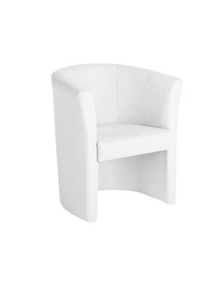 Poltrona sala attesa in ecopelle ignifuga Dil 1