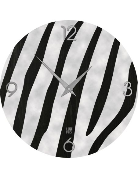 Orologio parete design moderno Zebra Cold
