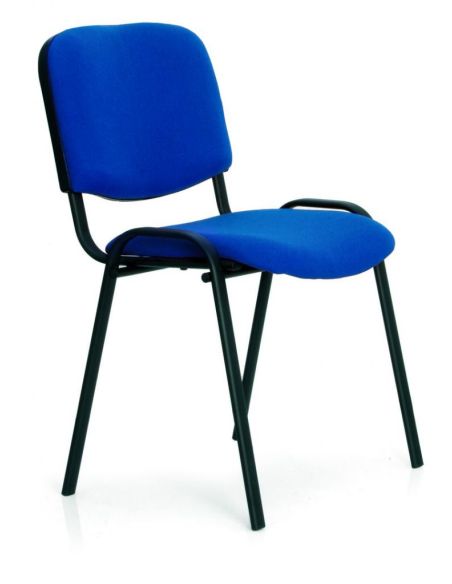 5 sedie per sala conferenza economiche imbottite nere o blu CHF