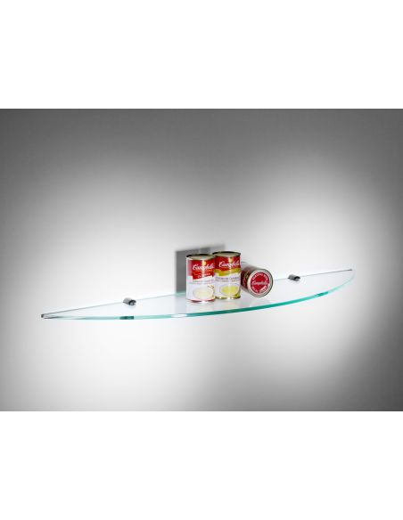 Mensole rotonde in vetro per cucina bagno Clove Mensole rotonde in vetro per cucina bagno Clove