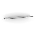 Mensole in vetro trasparente cucina bagno Row Maxi