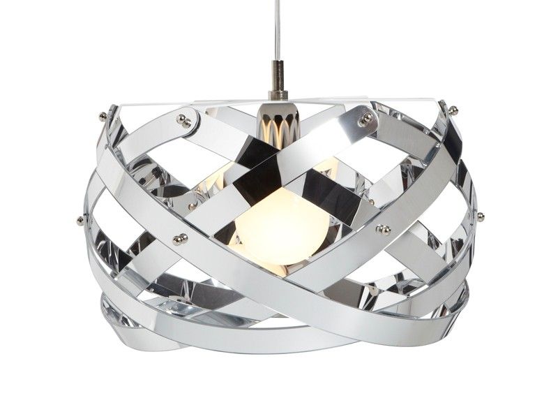 Nuclea Cromo - Lampadario a sospensione