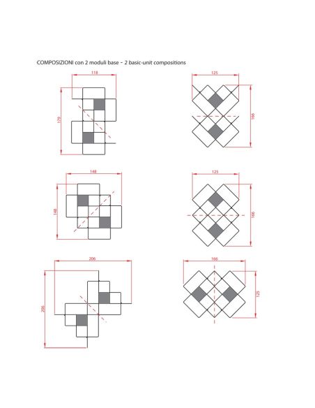 Libreria modulare in metallo Kreando-8 Libreria modulare in metallo Kreando-8