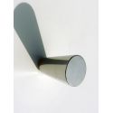 Attaccapanni a muro design moderno in acciaio Jared