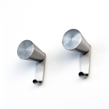 Attaccapanni a muro con gancio in acciaio Jared+ 2