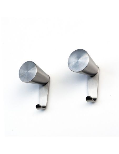 Attaccapanni a muro con gancio in acciaio Jared+ Attaccapanni a muro con gancio in acciaio Jared+