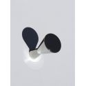 Appendiabiti da parete design moderno in alluminio SuperJared