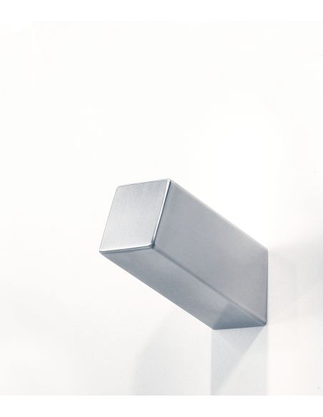 Appendiabiti da parete in acciaio satinato o lucido Akon