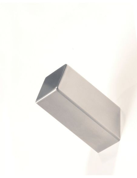 Appendiabiti da parete in acciaio satinato o lucido Akon