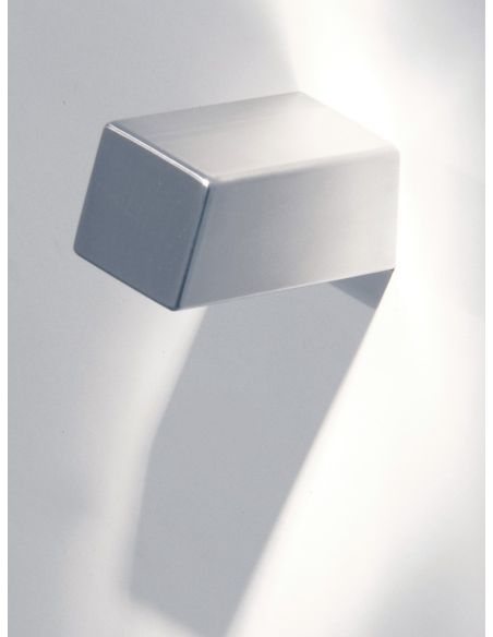 Appendiabiti da parete in acciaio satinato o lucido Akon