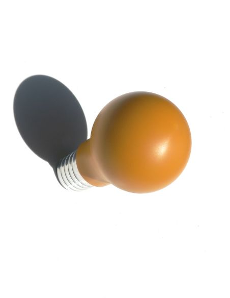 Attaccapanni a muro design moderno a forma di lampadina Dalton Attaccapanni a muro design moderno a forma di lampadina Dalton