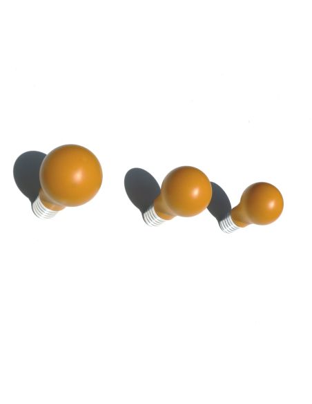 Attaccapanni a muro design moderno a forma di lampadina Dalton Attaccapanni a muro design moderno a forma di lampadina Dalton