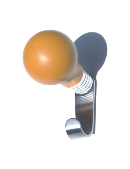 Attaccapanni a muro a forma di bulbo lampadina Dalton+