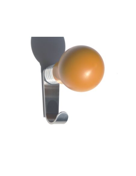 Attaccapanni a muro a forma di bulbo lampadina Dalton+