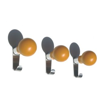 Attaccapanni a muro a forma di bulbo lampadina Dalton+ 2