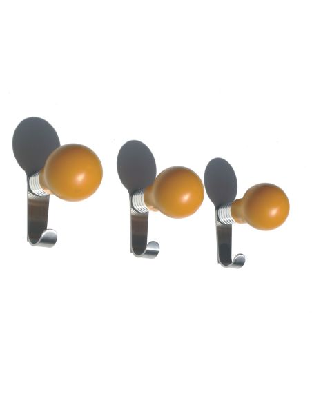 Attaccapanni a muro a forma di bulbo lampadina Dalton+