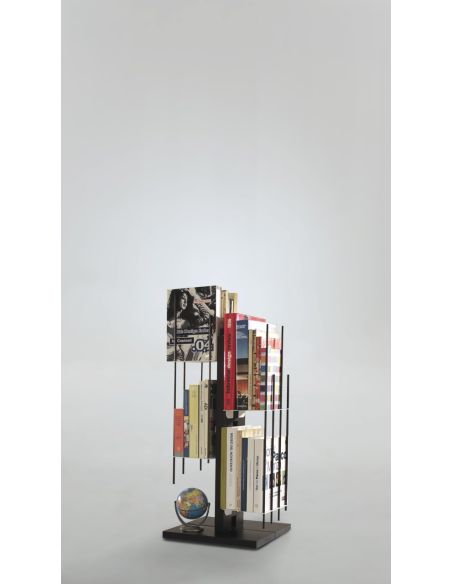 Libreria a colonna da terra in legno massello Zia Veronica