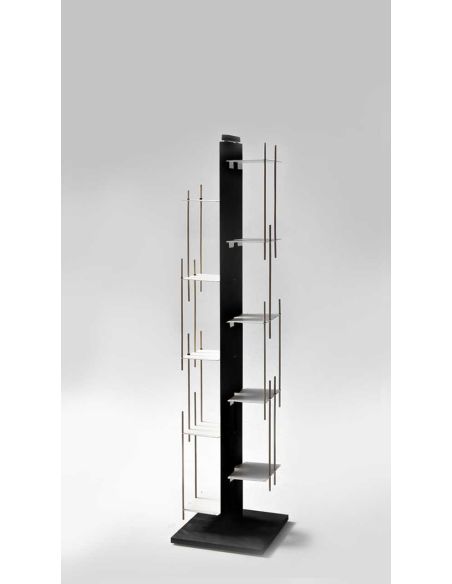 Libreria a colonna da terra in legno massello Zia Veronica